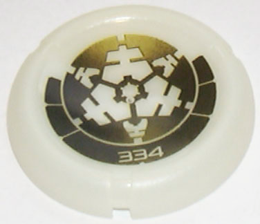 Throwing Disk with Bionicle Kanoka 334 Po-Metru Pattern
