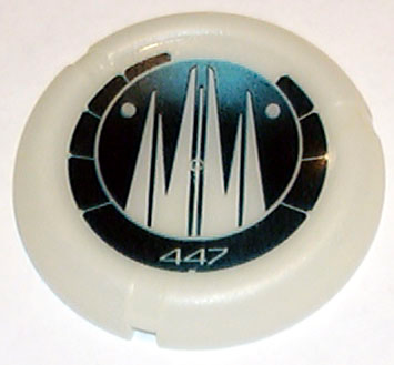 Throwing Disk with Bionicle Kanoka 447 Ko-Metru Pattern