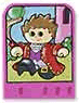 Story Builder Pink Palace Card with Boy in Red Shirt Pattern