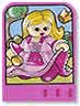 Story Builder Pink Palace Card with Girl in Pink Dress Pattern