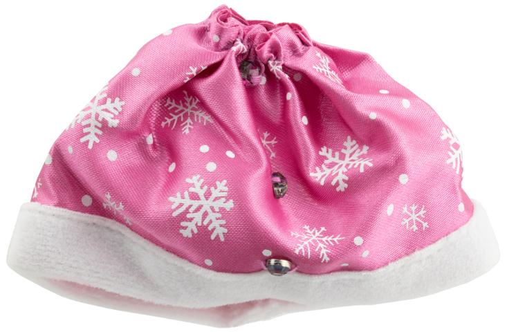 Belville, Clothes Skirt Long with 3 Jewels, White Hem and Snowflakes Pattern
