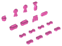 Friends Accessories, Animal Show and Grooming Supplies, 16 in Bag (Multipack)