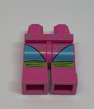 Hips and Legs with Leotard and Lime Leg Warmers Pattern