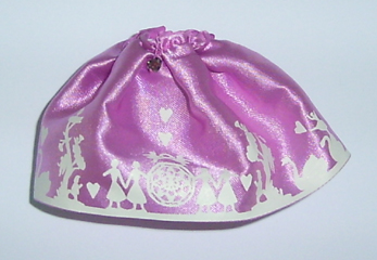 Belville, Clothes Skirt Long with White Scenic Trim Pattern