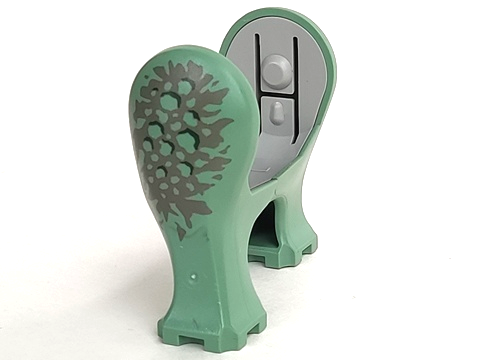 Dinosaur Legs Short with Light Gray Middle Section with Dark Gray Pattern