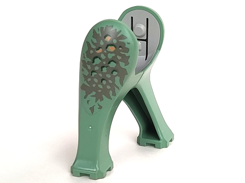 Dinosaur / Elephant Legs Long with Light Gray Middle Section with Dark Gray Pattern