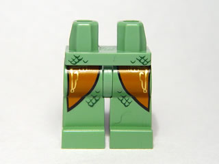 Hips and Legs with Scales and Leg Protection Pattern