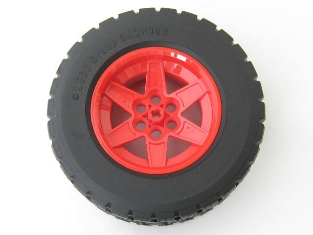 x 34 mm Technic Racing Medium pin 6 trous rouge Lego 15038 roues 56 mm D 