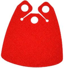 Minifigure Cape Cloth, Curved Bottom with 3 Top Holes