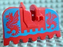 LEGO 2490 Horse Barding FREE P&P! Ruffled Edge 