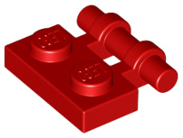 4x Plate Modified 1x2 Handle on Side gris f/dark bluish gray 2540 NEUF Lego 