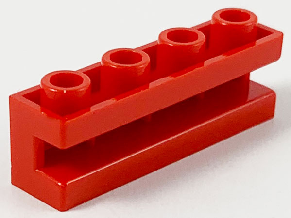 LEGO 2653 Brick Modified 1x4 with Groove Select Colour Pack of 10 