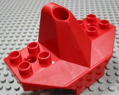 Duplo, Toolo Tail 4 x 3 with Cut Corners