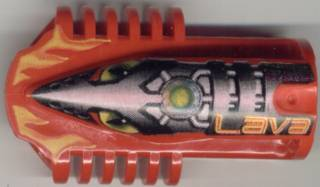 Technic Block 3 x 5 x 1 2/3 with RoboRider Lava Pattern