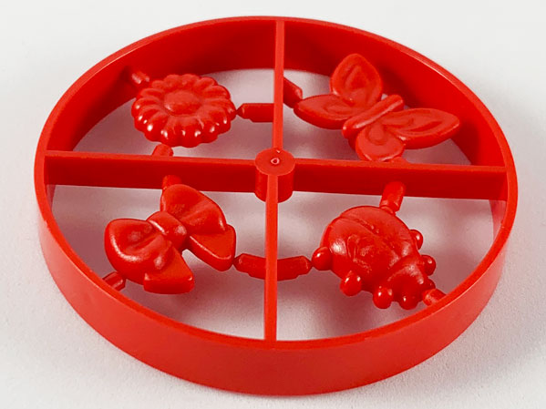 Scala Accessories - Complete Sprue - Bow, Flower Type 1, Butterfly, Beetle / Ladybug (Belville)