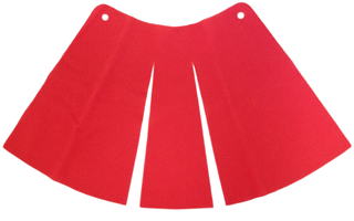 Cloth Cape with 2 Holes and 2 Slits, Large Buildable Figures