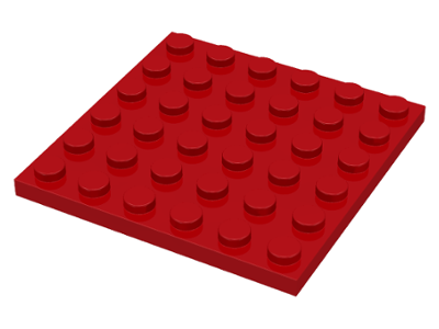 Flat 6x6 Black NEW NEW 2 x Lego 3958 Plate Black