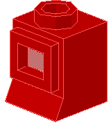 Window 1 x 1 x 1 with Trans-Clear Glass (39 / 39glass)