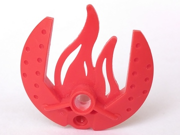 Bionicle Weapon 5 x 5 Shield with Flames