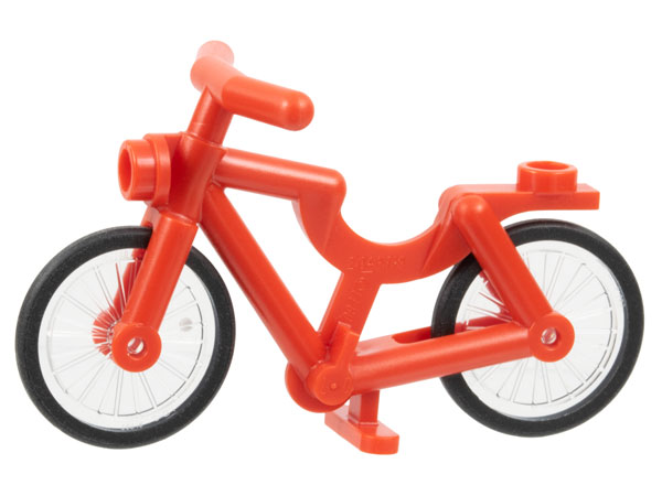 Rouge Lego 4719c02-1x Vélo complet Red lot kg NEW Bicycle Full 