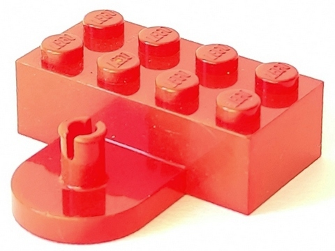 Brick, Modified 2 x 4 with Coupling, Male