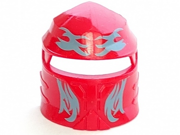 Large Figure Visor, Santis with Blue Pattern