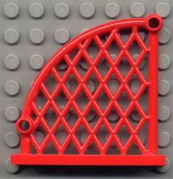 Net, Plastic 6 x 1 x 5 Lattice Curved