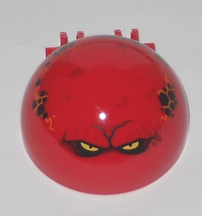 Windscreen 6 x 6 x 3 Canopy Half Sphere with Dual 2 Fingers with Globlin with Squinting Yellow Eyes Pattern