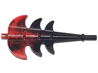 Dragon Tail Barbed with Marbled Black Pattern #2