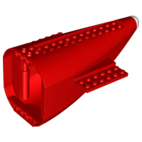 1 x Lego ® 54091 aircraft fuselage part under part red as in the photo.