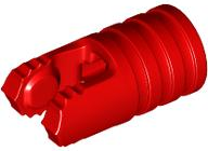 Hinge Cylinder 1 x 2 Locking with 2 Fingers and Axle Hole on Ends without Slots