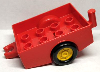 Duplo Trailer with Hitch Ends