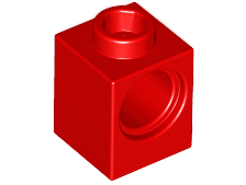 Parts & Pieces 10 x Lego Red TECHNIC BRICK 1X1-654121 