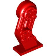 Large Figure Leg Mechanical Left with Molded Black Rotation Joint Pin Pattern
