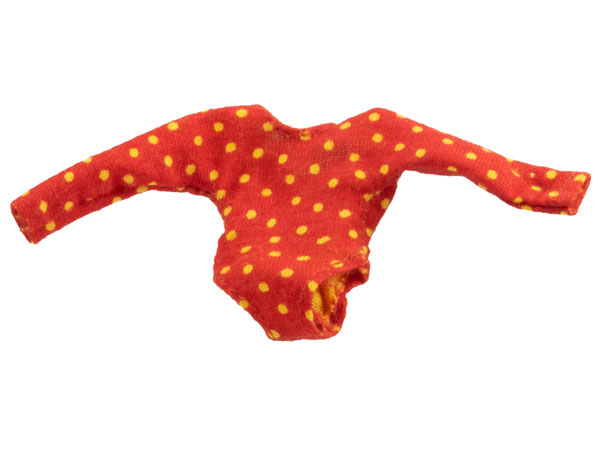 Scala, Clothes Female Leotard with Long Sleeves with Yellow Dots Pattern (Youth)