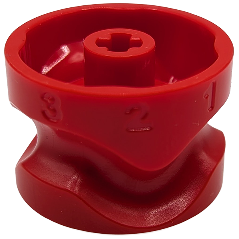 Technic Gear Shifter with Axle Hole 30 degrees Offset in Red
