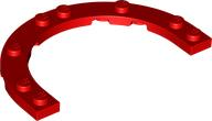 Plate, Round 5 x 8 Rounded End with 4 x 6 Curved Cutout