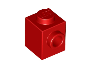 Lego 87087-Nuevo Rojo 1x1 modificado Ladrillo/10 piezas por pedido 