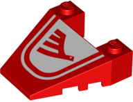 Wedge 4 x 4 Taper with Stud Notches with Airline Bird Pattern