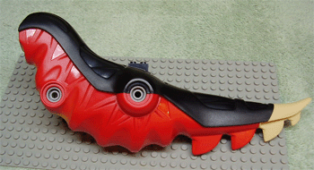 Dinosaur Body Tyrannosaurus rex with Black Top and Tan Tail Pattern