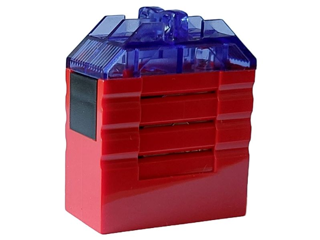 Electric, Light & Sound Siren 4 x 2 x 4 Jack Stone with Trans-Purple Top