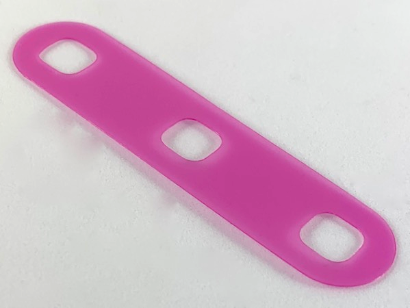 Clikits Plastic, Rectangle 1 7/8 x 8 with Rounded Corners and 3 Holes