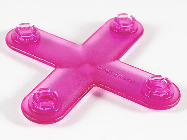 Clikits Connector, Cross 5 1/2 x 5 1/2 with 4 Pins