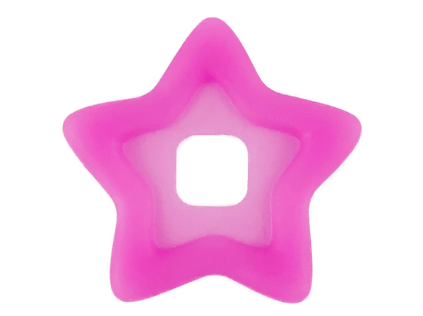 Clikits, Icon Accent Plastic Star 3 5/8 x 3 5/8 with Raised Border