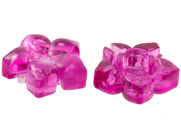 Clikits, Icon Flower 5 Pointed Petals 2 x 2 Large with Hole