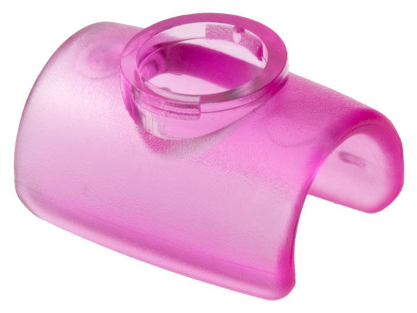 Clikits Connector, Domed 1 x 2 x 1 with Hole (Pencil Connector)