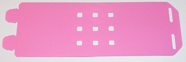 Clikits Container, Cylinder 10 x 10 with 9 Holes - Side Panel with 2 Slots and Tabs