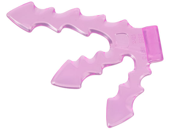 Wave Angular Triple with Bar Handle (Lightning Bolt)