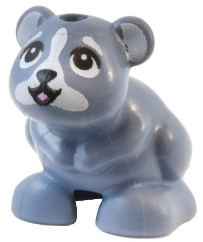 Hamster / Mouse, Friends Style with Black Eyes, Nose, and Mouth, and White Ears, Muzzle, and Blaze Pattern (Cheeky)