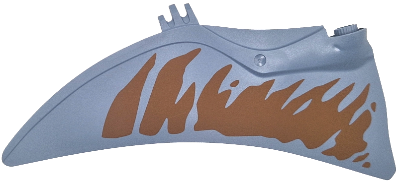 Dinosaur Wing Quetzalcoatlus Left with Dark Orange Markings Pattern